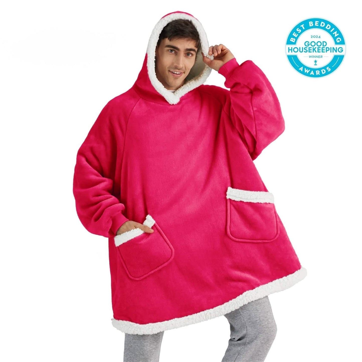 Sherpa Fleece Blanket Hoodie