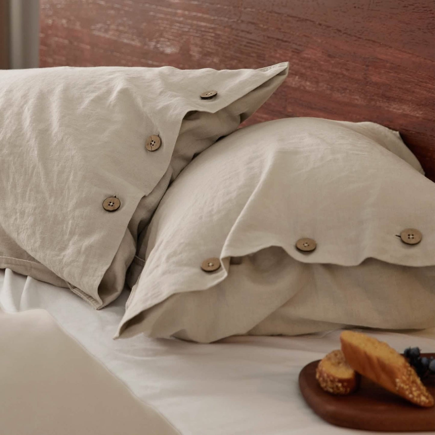 PureWovenTM Cotton Linen Hybrid Duvet Cover Set