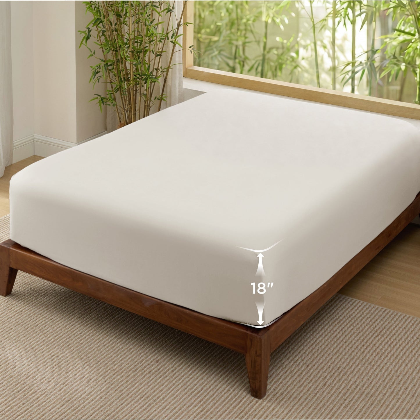 Rayon Derived From Bamboo Fitted Sheet