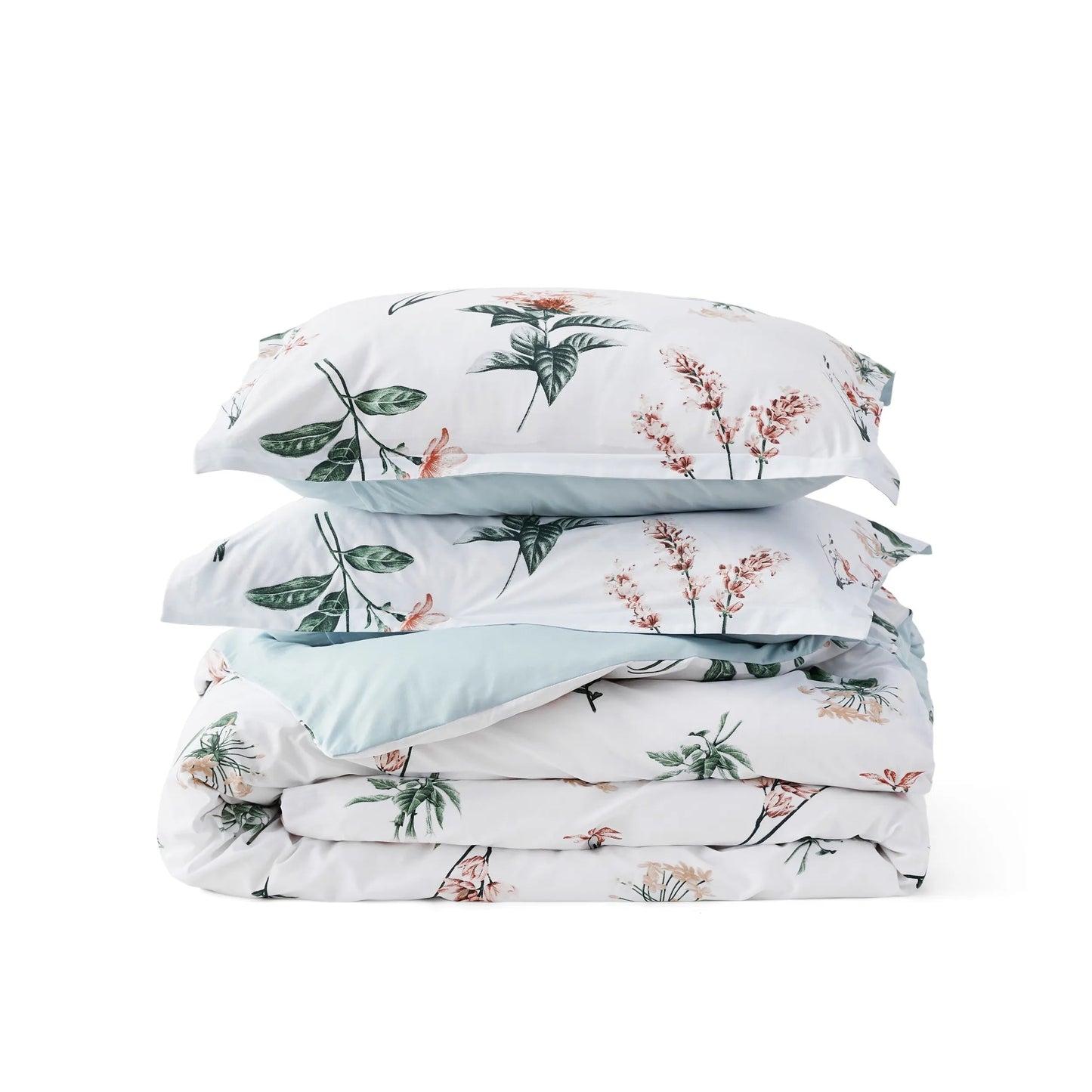 PureWovenTM 100% Cotton Patterned Duvet Cover Set