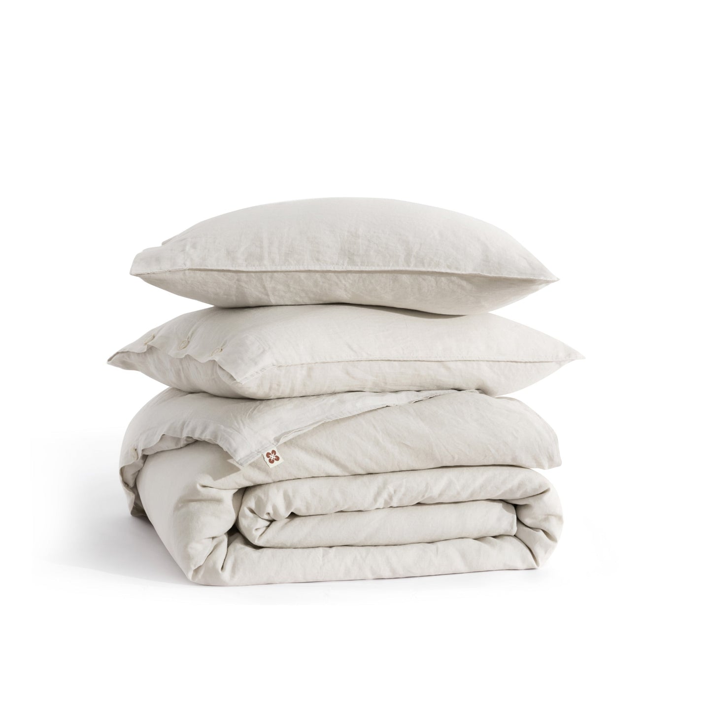 PureWovenTM Washed Linen Duvet Cover Set