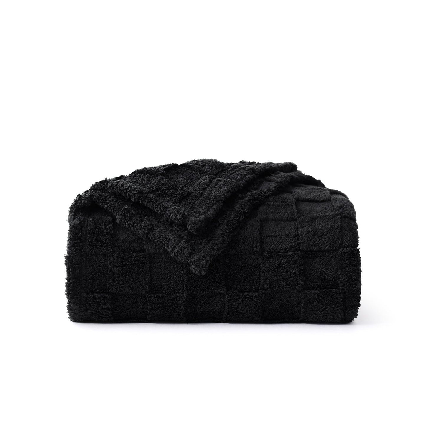 Jacquard Shaggy Sherpa Blanket