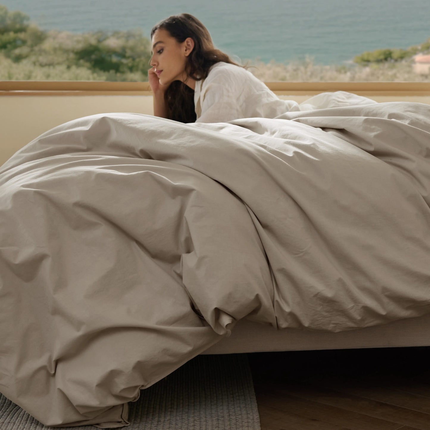 Slub Cotton Duvet Cover Set