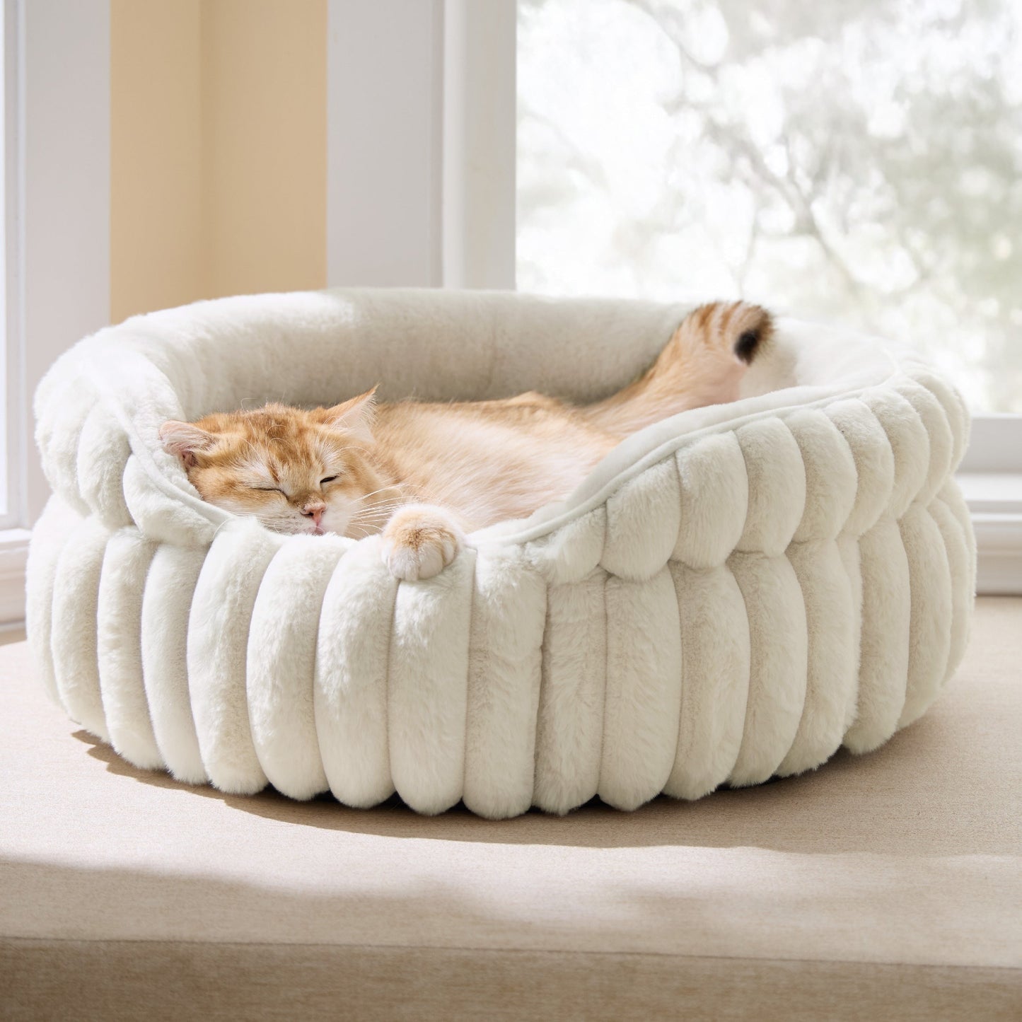 ComfyFleeceTM Dual-layer Cat Bed